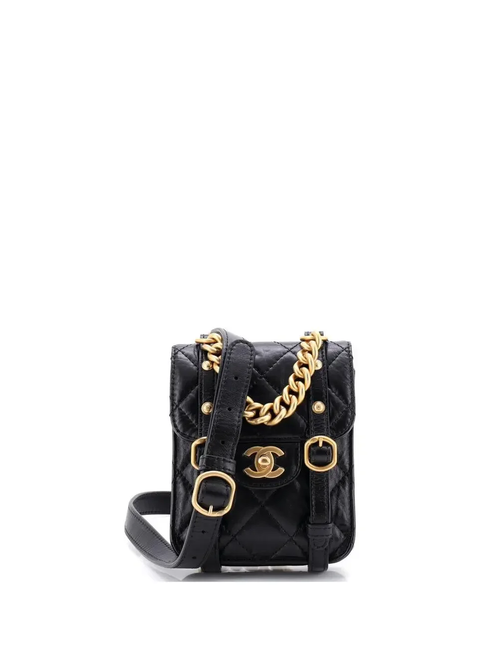 Chanel City School Flap Messenger Bag #220660C44B